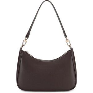 Women’s Coffee-g Cute Hobo Tote Handbag Mini Clutch Purse with Zipper Closure